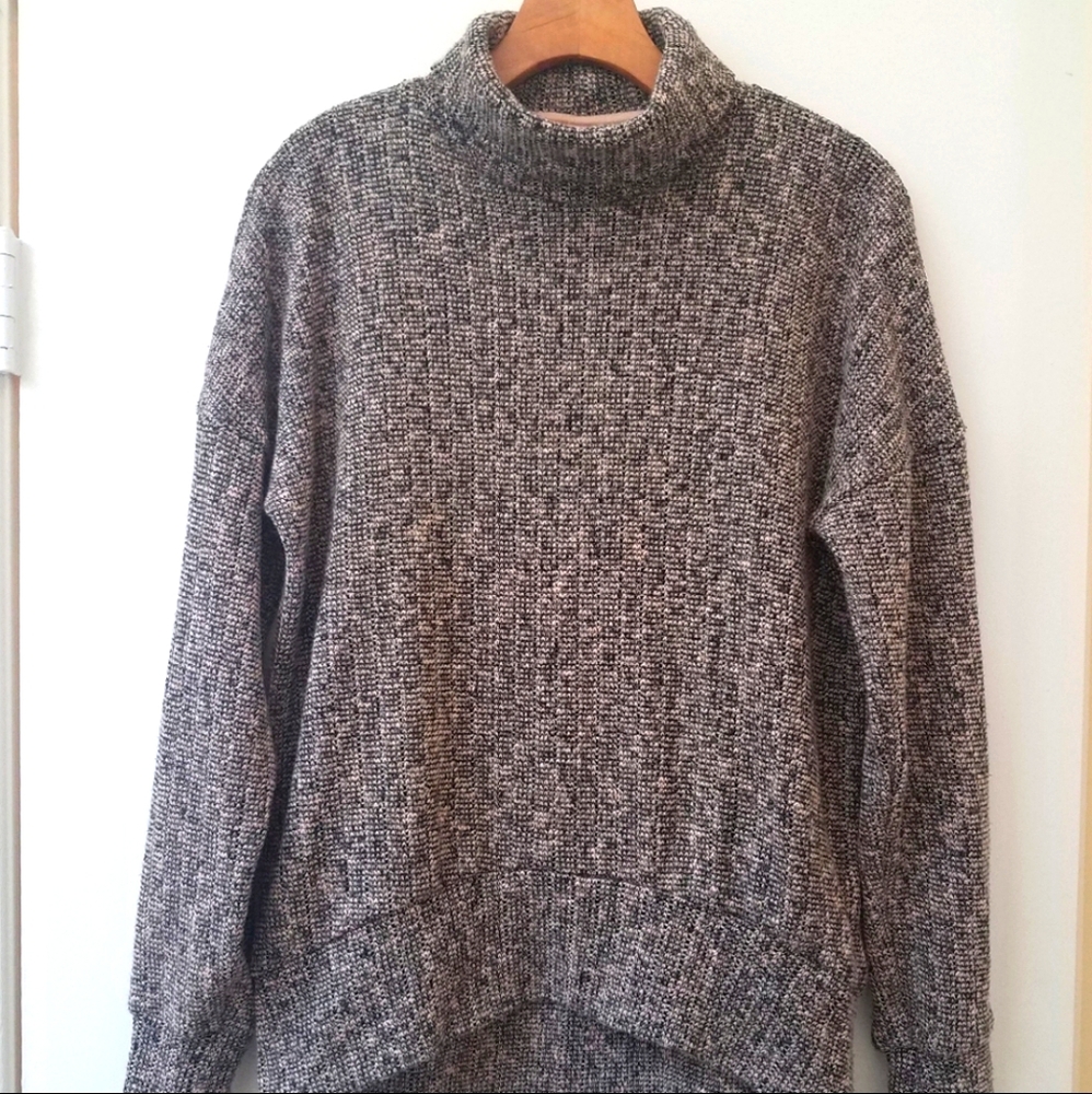 Topshop Relaxed Fit Turtleneck Sweater